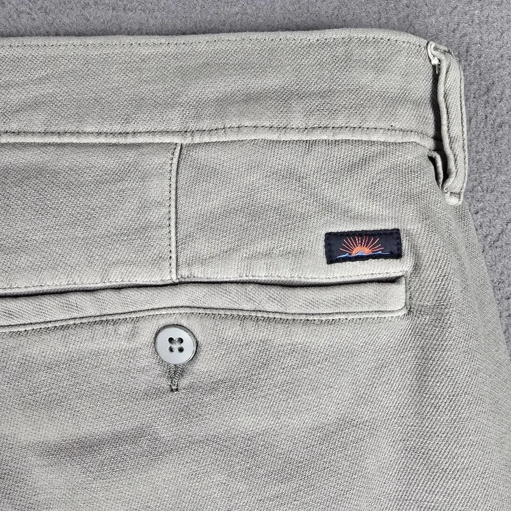 Faherty‎ Shorts Mens 42 Gray Stretch Terry Short 7 Inch Inseam Casual Chino Soft